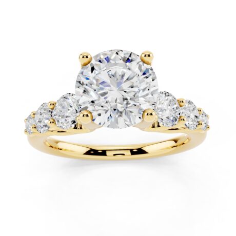 Seven Stone Bridal Moissanite Ring