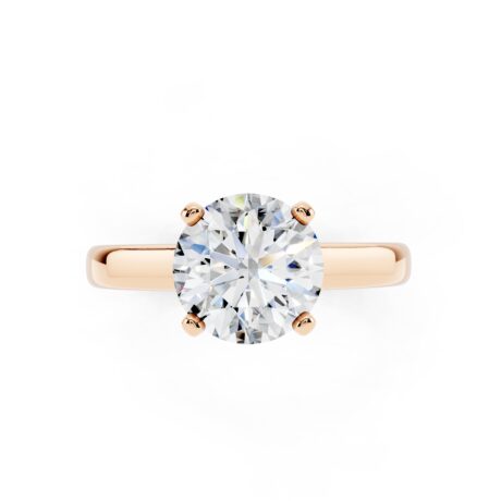 Classic Four-Prong Solitaire Ring