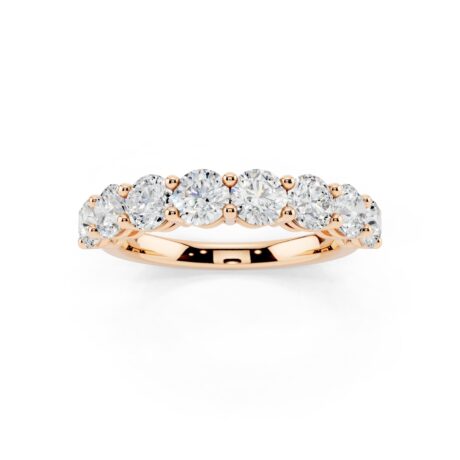 Half Eternity Wedding Band