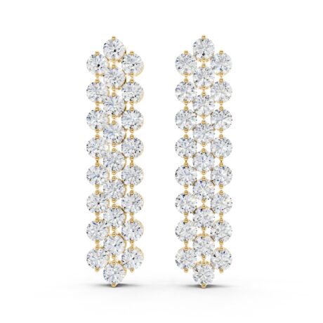 Tri - Cascade Earrings