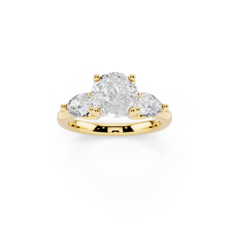 Three Stone Engagement Ring