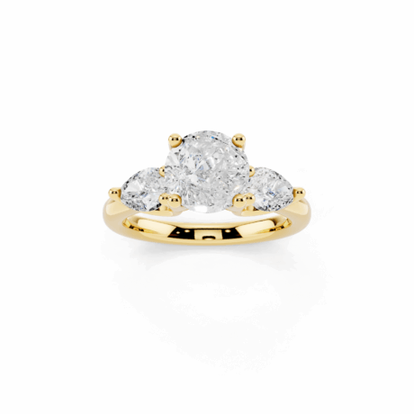 Three Stone Engagement Ring
