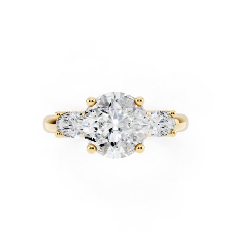 Three Stone Engagement Ring