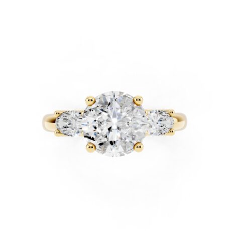Three Stone Engagement Ring