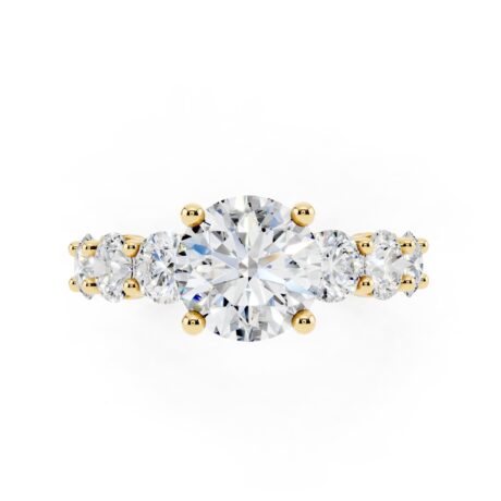 Round Solitaire Engagement Ring