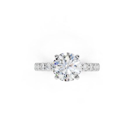 Four-Prong Solitaire Engagement Ring