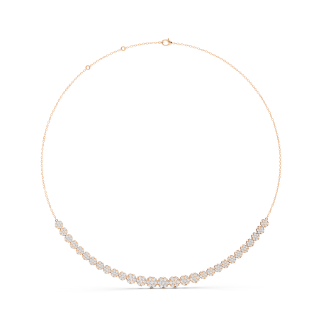 Classic Round Diamond Necklace