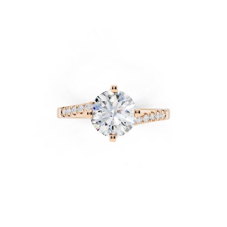 Twisted Solitaire Ring