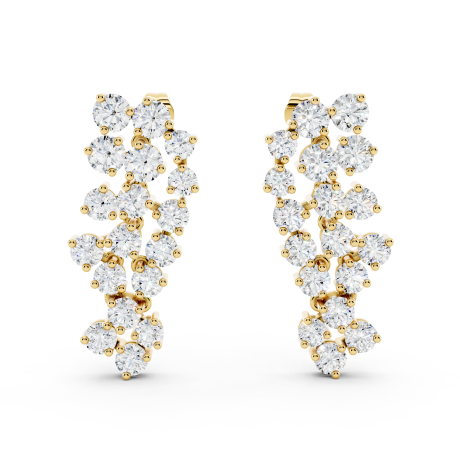 Cluster Dangle Earrings